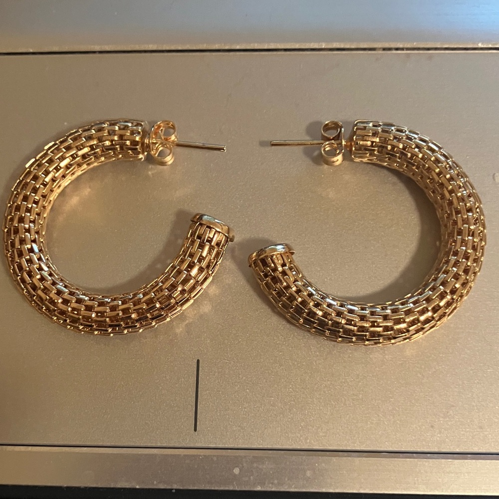 Elegant Gold Hoop Earrings